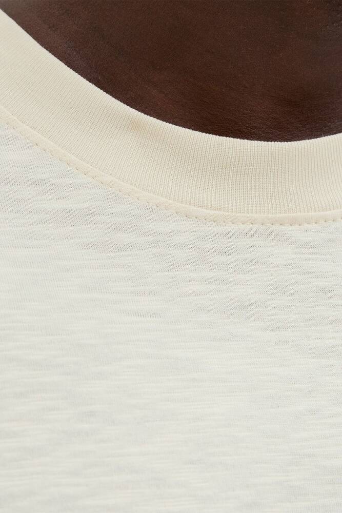 Erkek Splıt Aop Brandıng Tişört 12272993 Ekru 