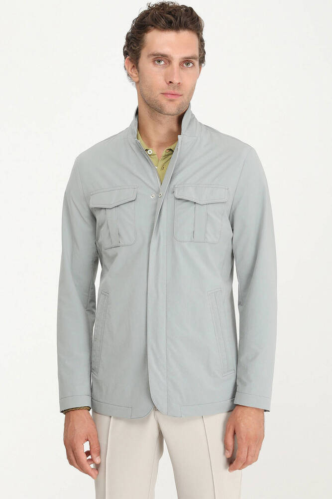 Erkek Spor Ceket 10140500 Gri 