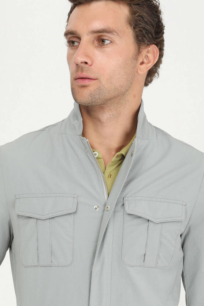 Erkek Spor Ceket 10140500 Gri 