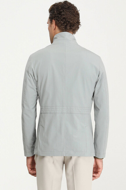 Erkek Spor Ceket 10140500 Gri - Thumbnail