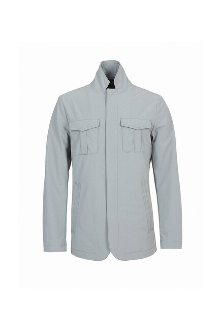 Erkek Spor Ceket 10140500 Gri - Thumbnail