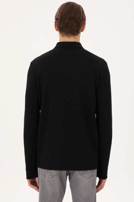 Erkek Sweat 000-1946083 Siyah - Thumbnail