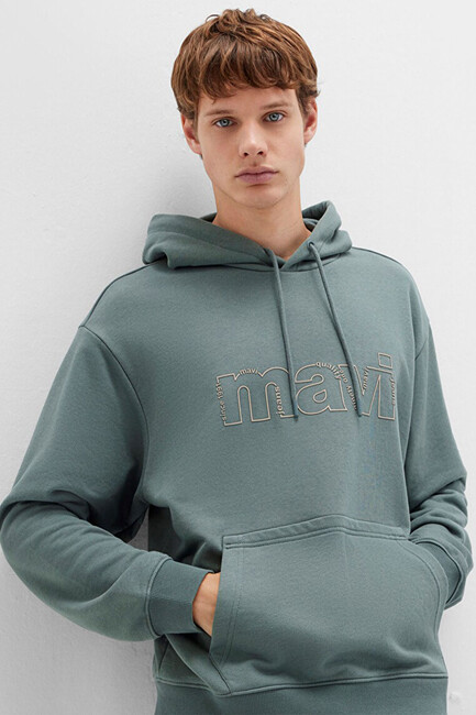 Erkek Sweat 0S10196-71577 Yeşil (1)