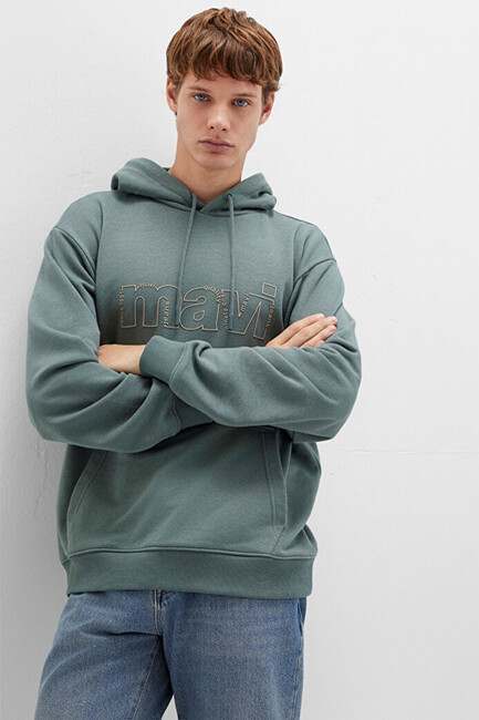 Erkek Sweat 0S10196-71577 Yeşil (2)