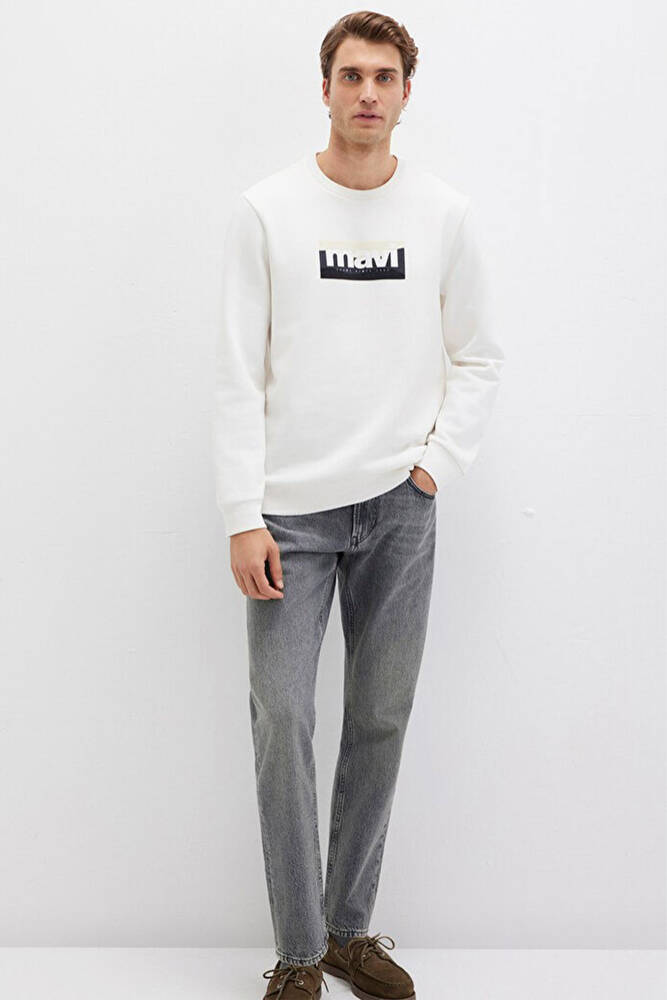 Erkek Sweat 0S10203-70057 Ekru 