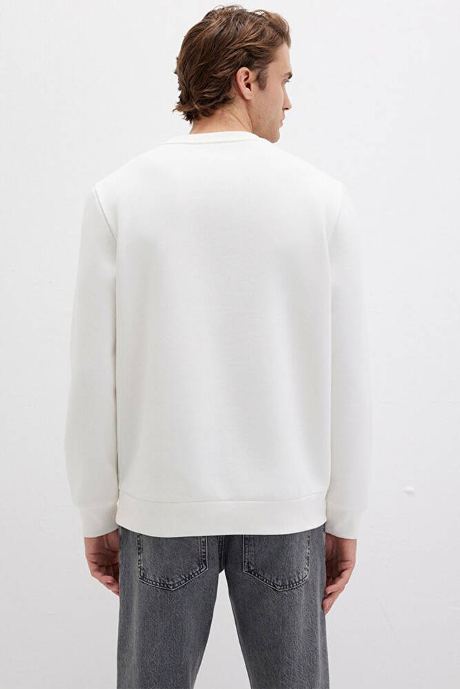 Erkek Sweat 0S10203-70057 Ekru 