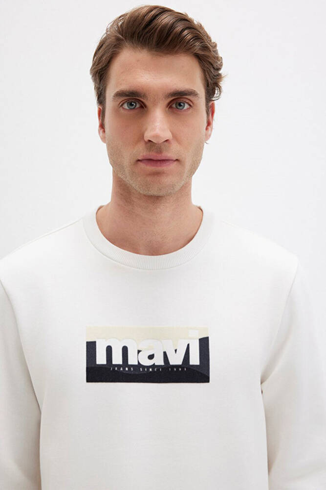 Erkek Sweat 0S10203-70057 Ekru 