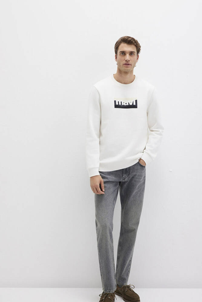 Erkek Sweat 0S10203-70057 Ekru  - 1