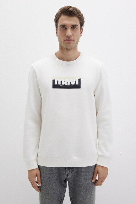 Erkek Sweat 0S10203-70057 Ekru  (2)