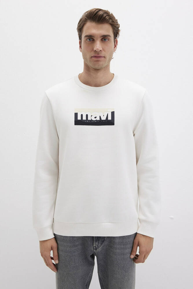 Erkek Sweat 0S10203-70057 Ekru  - 3