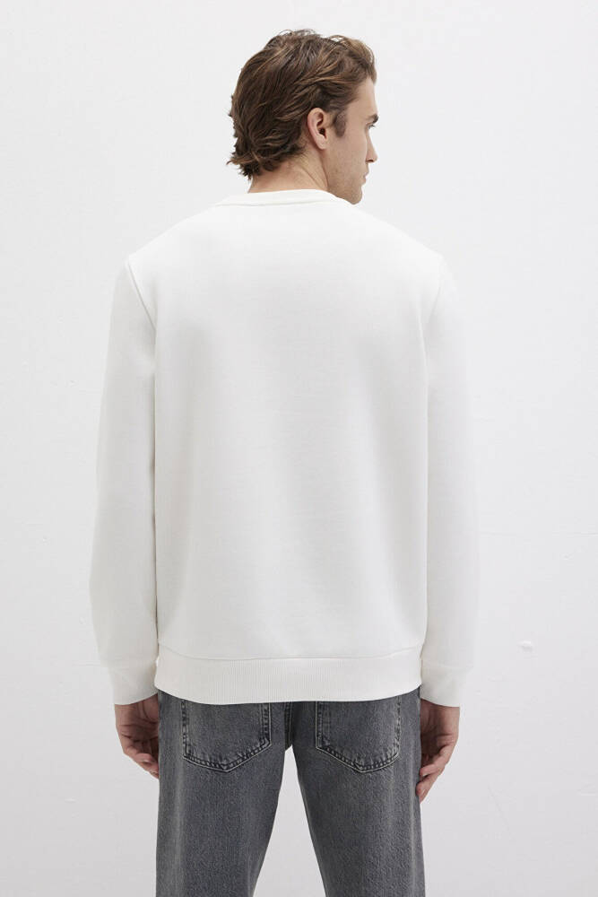 Erkek Sweat 0S10203-70057 Ekru  - 4