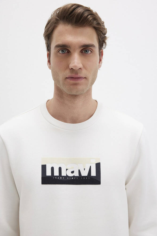 Erkek Sweat 0S10203-70057 Ekru  - 5