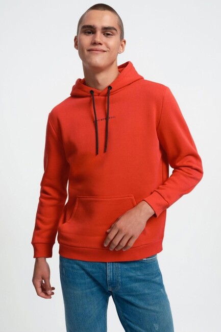 Erkek Sweat LF2034269 Turuncu (1)