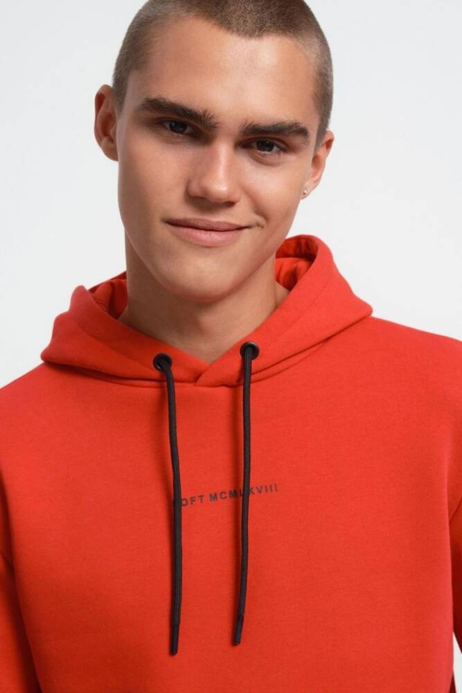 Erkek Sweat LF2034269 Turuncu 