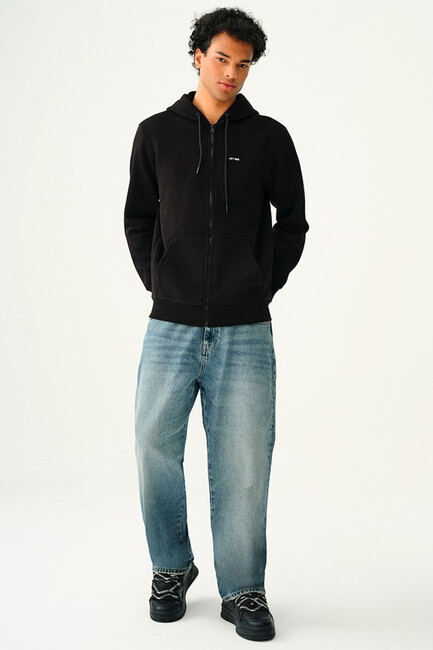 Erkek Sweat LF2034270 Siyah (2)