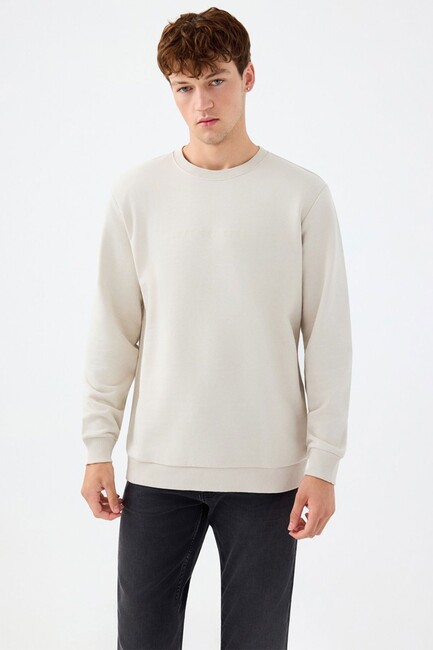 Erkek Sweat LF2037100 Bej (1)