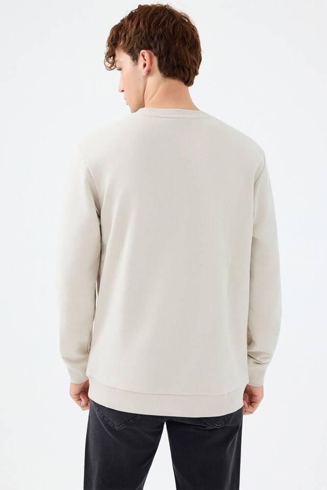 Erkek Sweat LF2037100 Bej 