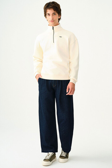 Erkek Sweat LF2037226 Ekru (2)