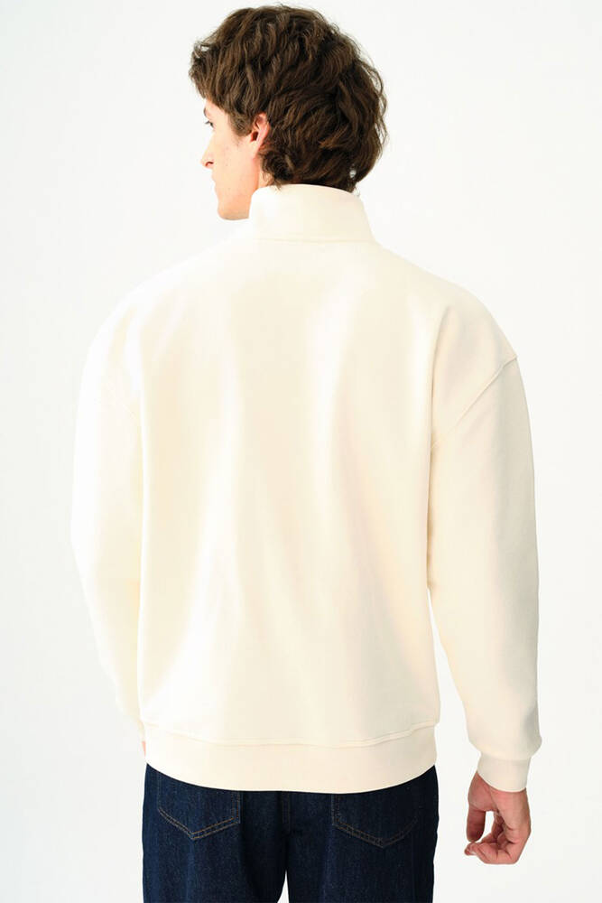 Erkek Sweat LF2037226 Ekru 