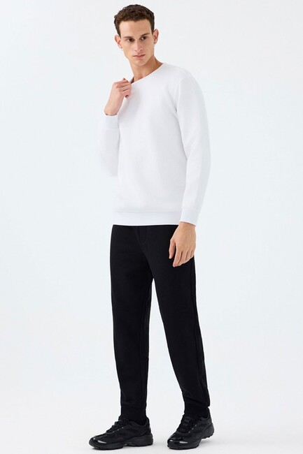 Erkek Sweat LF2040993 Beyaz (2)