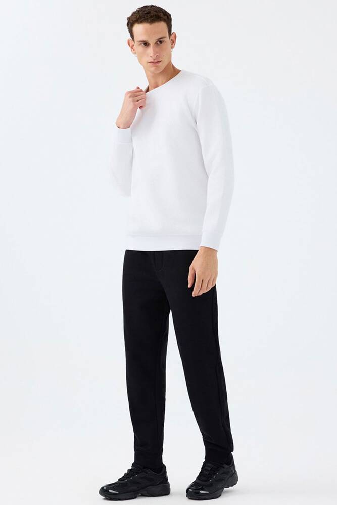 Erkek Sweat LF2040993 Beyaz 