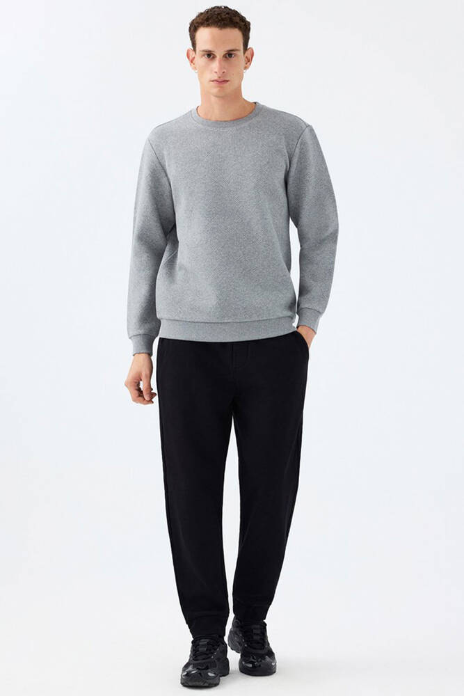 Erkek Sweat LF2040993 Gri 
