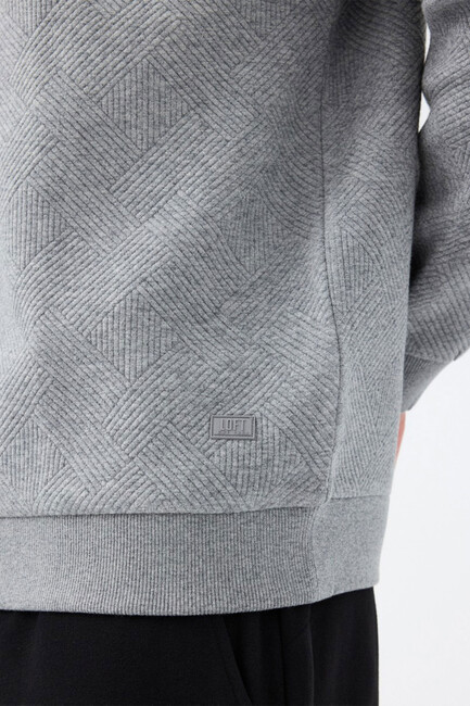 Erkek Sweat LF2040993 Gri - Thumbnail