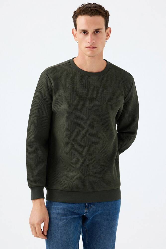 Erkek Sweat LF2040993 Haki 