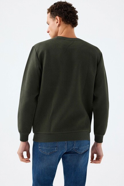 Erkek Sweat LF2040993 Haki (3)