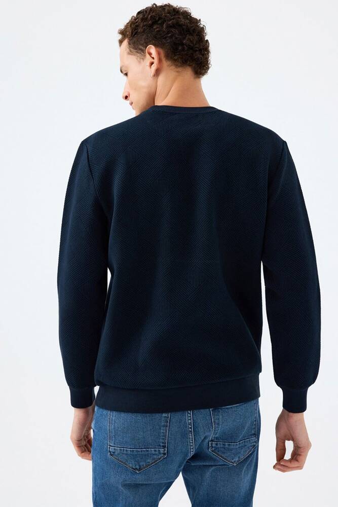 Erkek Sweat LF2040993 Lacivert 