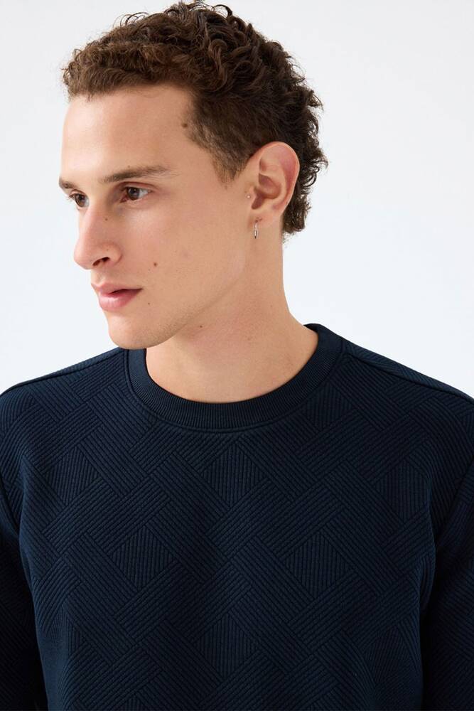 Erkek Sweat LF2040993 Lacivert 