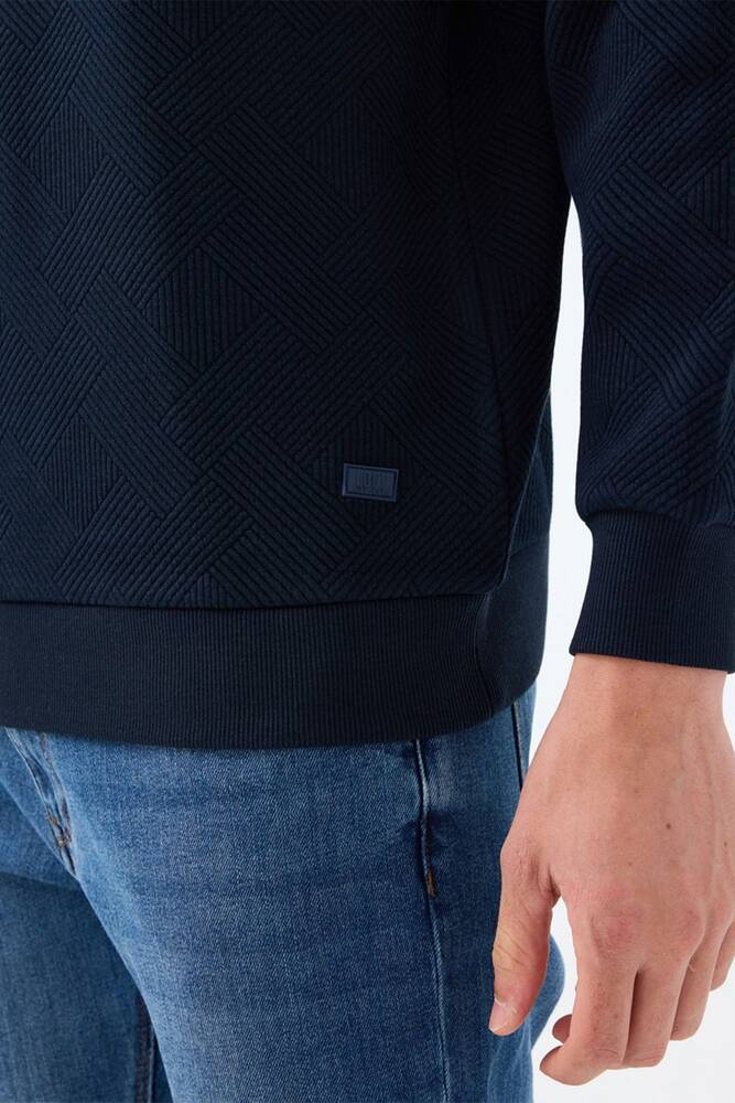 Erkek Sweat LF2040993 Lacivert 