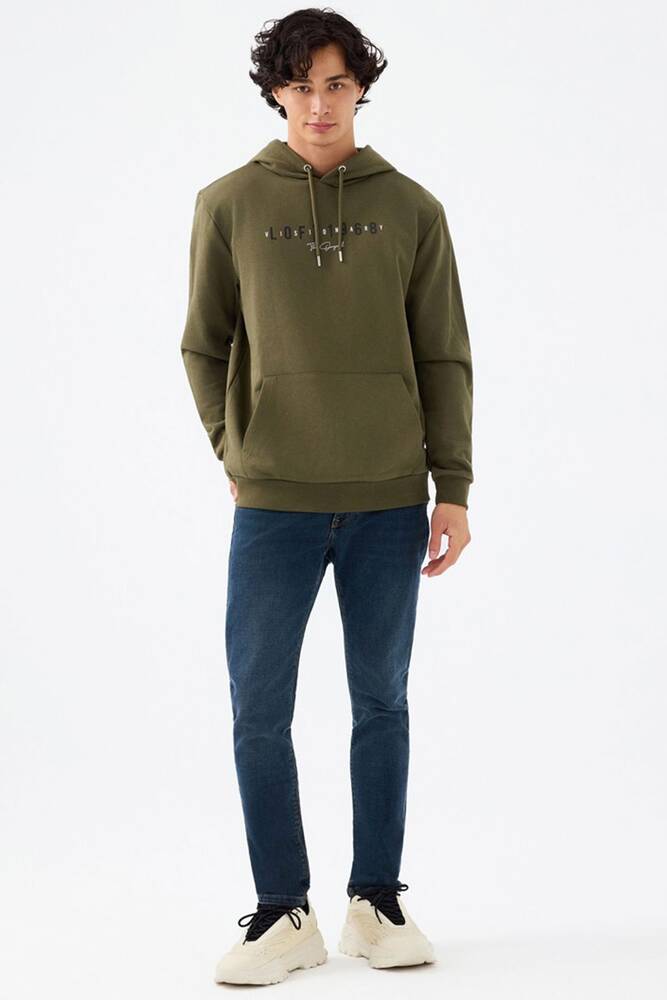 Erkek Sweat LF2041023 Haki 