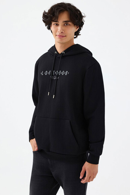 Erkek Sweat LF2041023 Siyah (1)