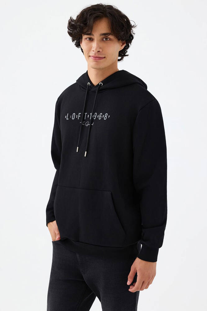 Erkek Sweat LF2041023 Siyah 