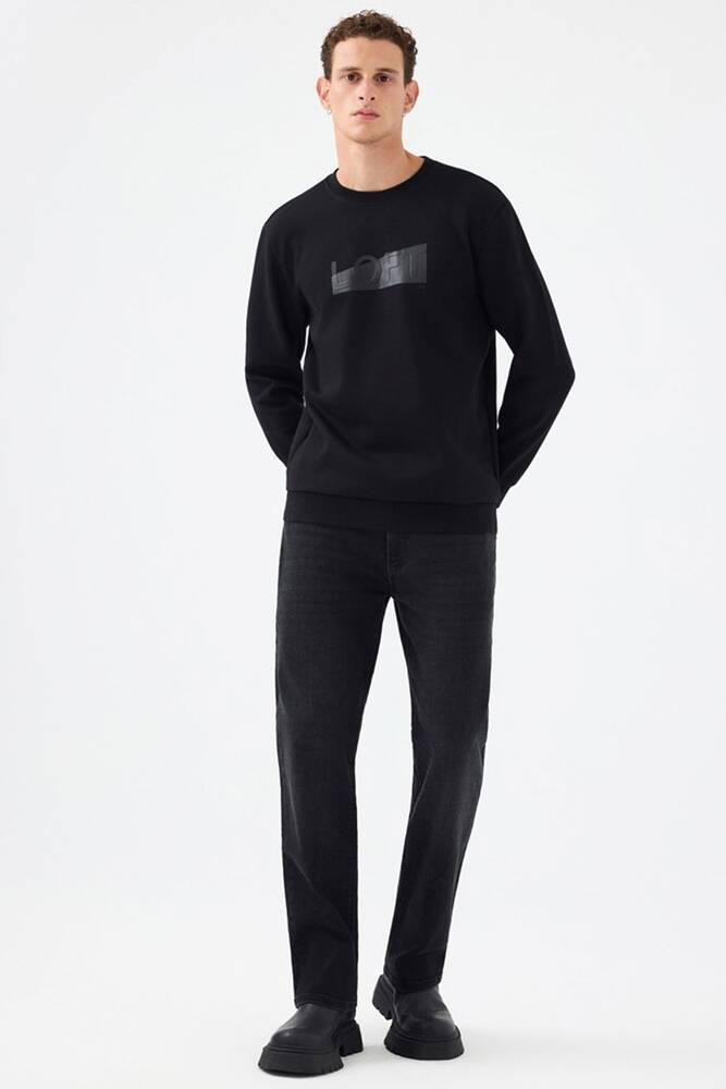 Erkek Sweat LF2041074 Siyah 