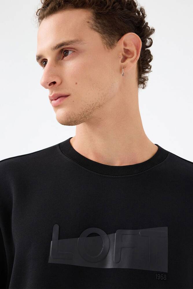 Erkek Sweat LF2041074 Siyah 