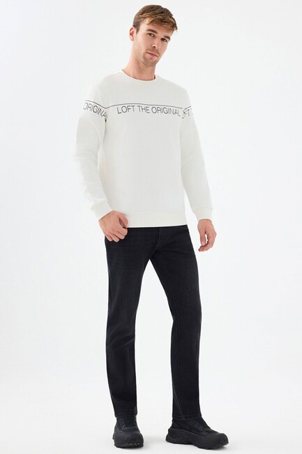 Erkek Sweat LF2041075 Ekru (2)
