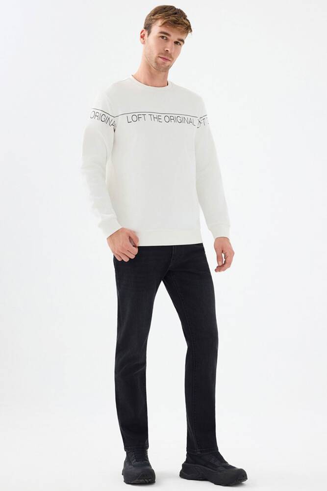 Erkek Sweat LF2041075 Ekru 