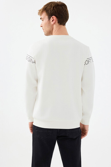 Erkek Sweat LF2041075 Ekru (3)