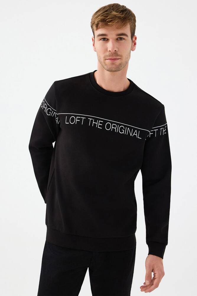 Erkek Sweat LF2041075 Siyah 
