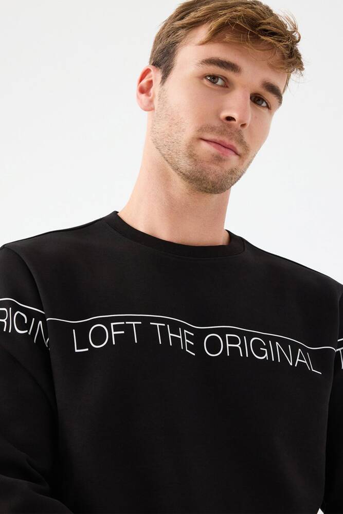 Erkek Sweat LF2041075 Siyah 