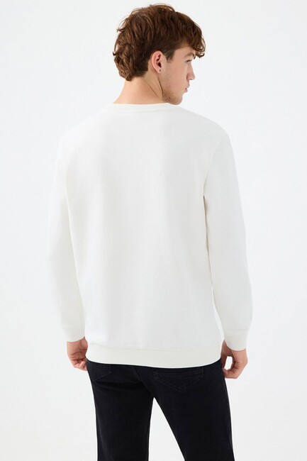 Erkek Sweat LF2041079 Ekru (3)