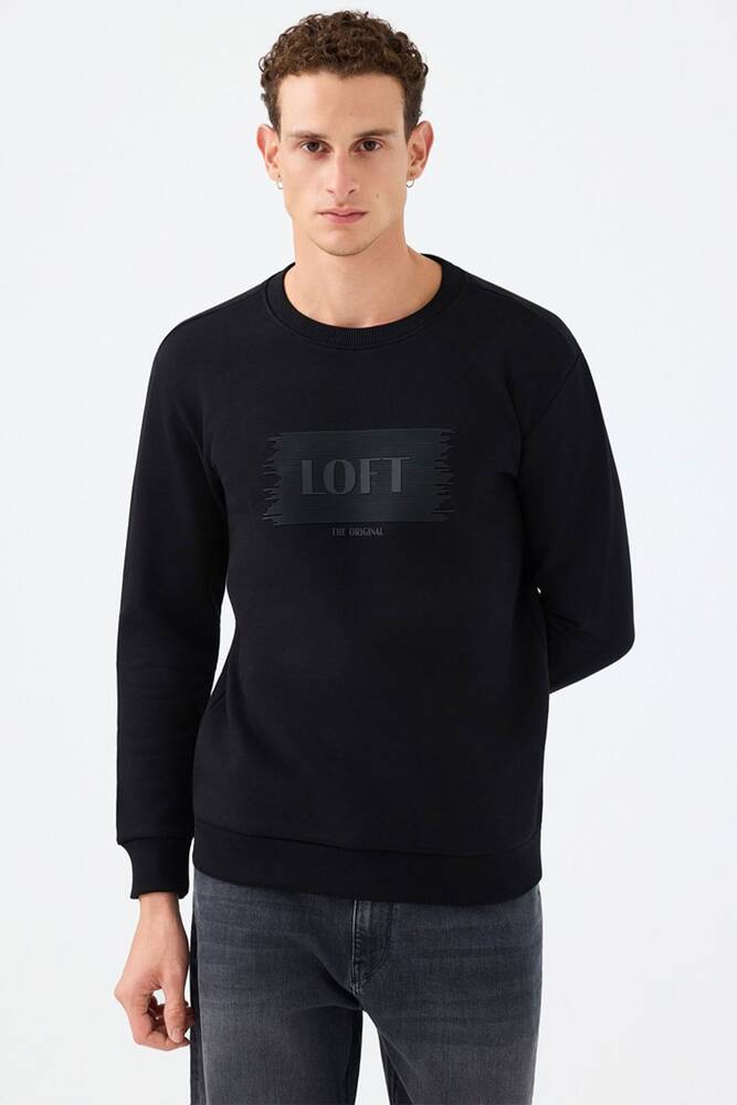 Erkek Sweat LF2041079 Siyah 