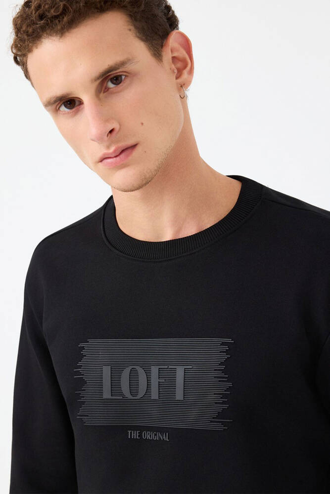 Erkek Sweat LF2041079 Siyah 