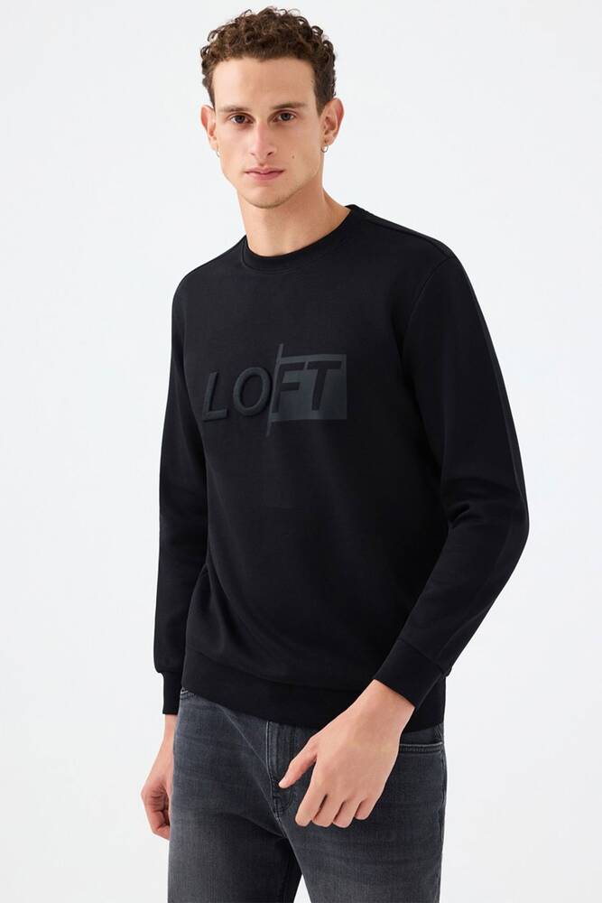 Erkek Sweat LF2041081 Siyah 