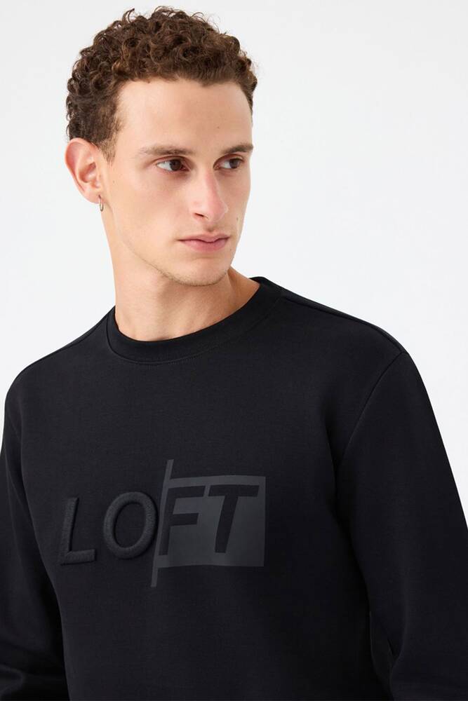 Erkek Sweat LF2041081 Siyah 