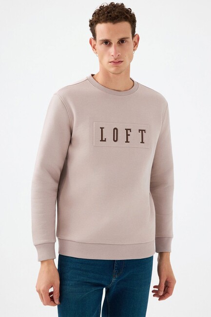 Erkek Sweat LF2041102 Kahve (1)