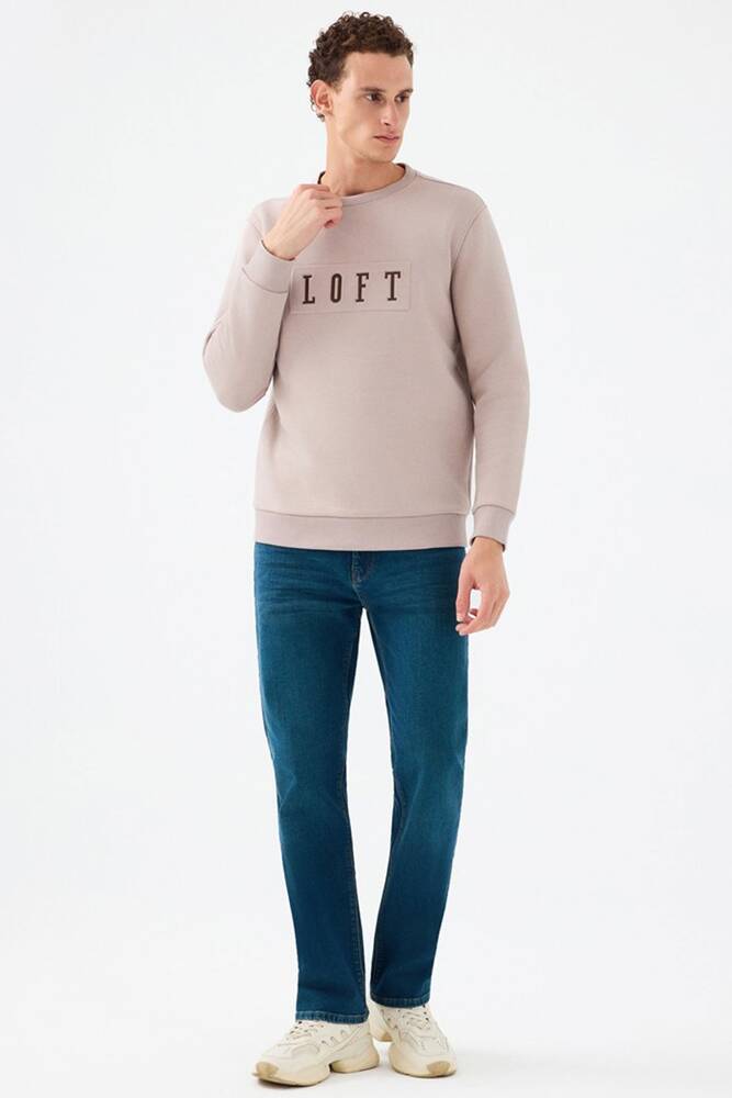 Erkek Sweat LF2041102 Kahve 
