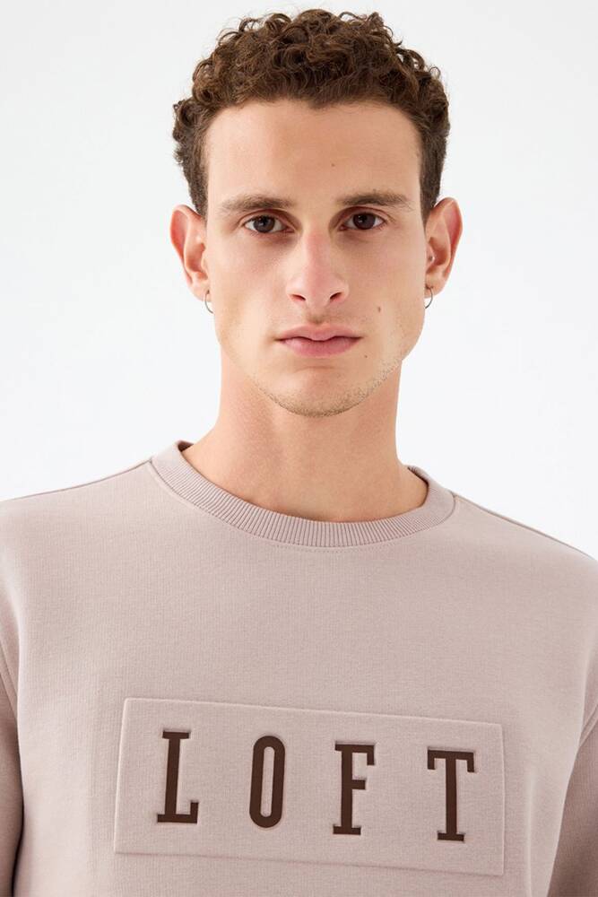 Erkek Sweat LF2041102 Kahve 